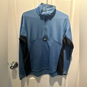 PEARL IZUMI WOMEN’S THERMAL LS JERSEY, MEDIUM, BLUE 1/4 Zip Cycling
